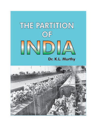 Partition Of India By Dr. K.l. Murthy Book