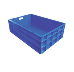 Plastic Crates Completely Closed With Handle