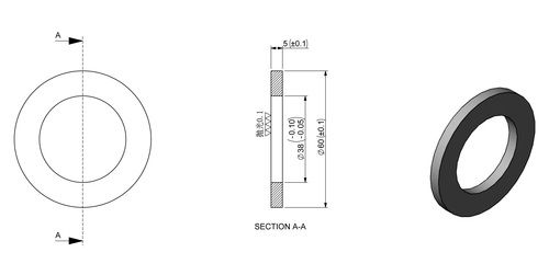 Tungsten Carbide Seal 60*58*5