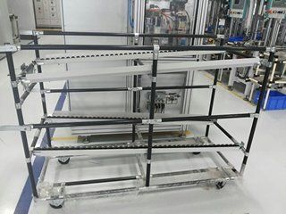 Ms Esd Fifo Rack With Esd Rollers