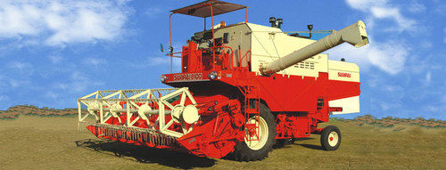 Wheel Type Combine Harvester