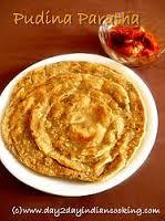 Frozen Pudina Parantha