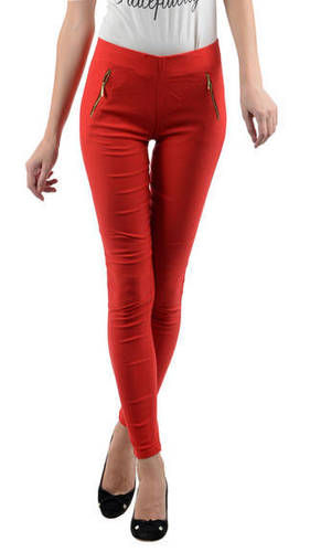 Red Skinny Jegging