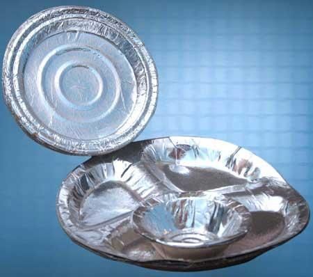 Silver Laminated Dona Paper Plates