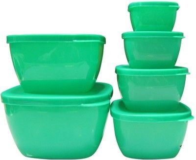 Green/Blue/Yellow Microwave Safe Container Set