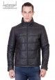 Down Line Black Zip Front Mens Blouson Jacket