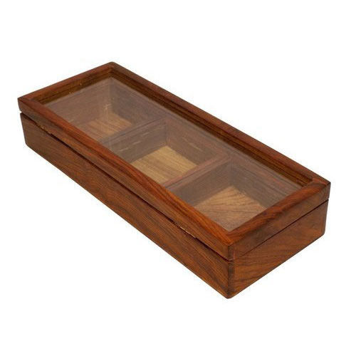 Dried Wooden Masala Box