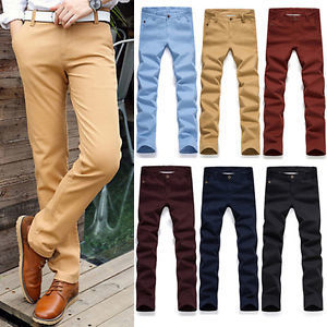 Clearance Sales Online Deals Juebong Mens Slim Fit Stretch Flat-Front Skinny  Dress Pants Casual Plaid Pencil Pants Trousers Khaki,XXXXXL - Walmart.com
