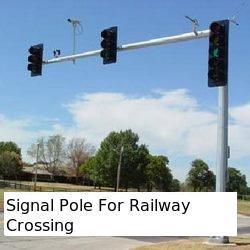 Signal Pole For Railway Crossing