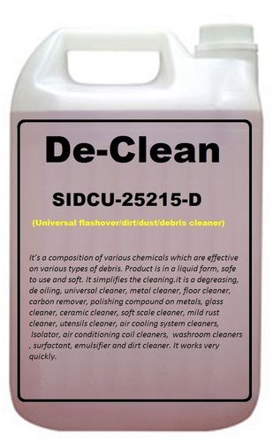 De-Clean Sidcu-25215-D Universal Flashover Cleaning Chemical