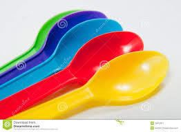 Plastic Color Spoon