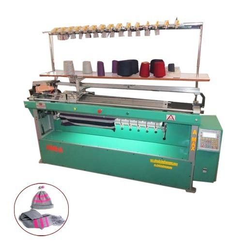 Computerized Knitting Machine For Muffler And Cap