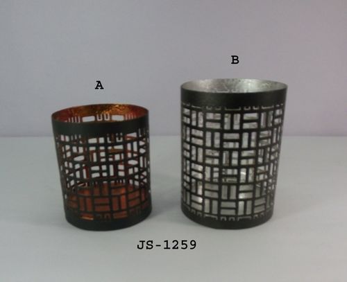 Iron Votive With Copper Finished