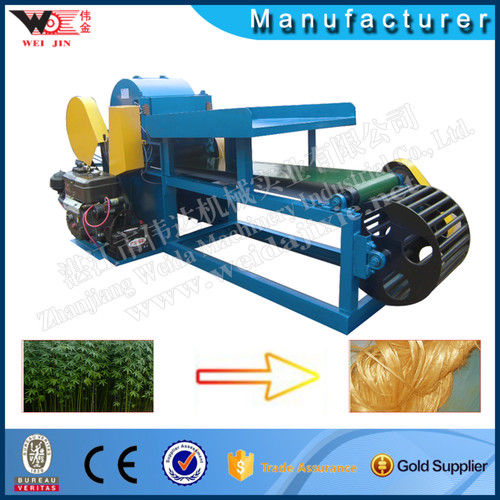 Jute Fiber Extracting Decorticator Machine