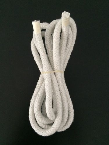 Heat Insulation Ceramic Fiber Rope With Fiberglass Reinforced