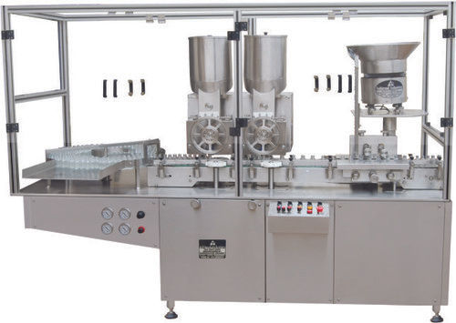 Automatic Injectable Double Head Powder Filling Machine