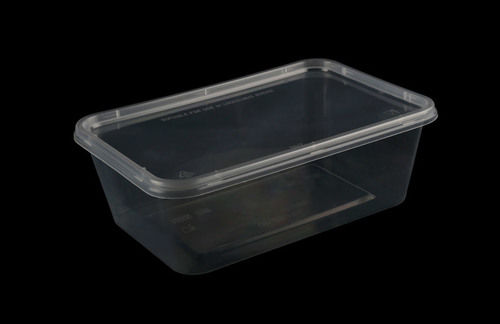 Plastic Rectangle Food Packaging Tray (1000 Ml)