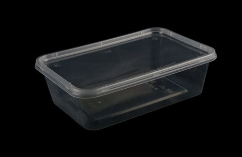 Plastic Rectangle Food Packaging Tray (750 Ml)