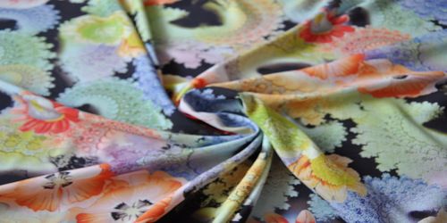 Printed Woven Rayon Fabric