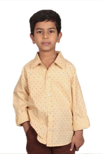 Boys Cotton Printed Shirt