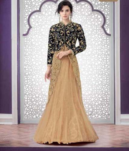 Black Velvet Banarsi Silk Designer Lehenga with Cream Dupatta – Pure  Elegance