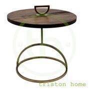 Triston Brass Antique Table