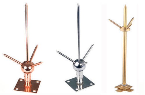 ESE Lightning Protection System - Bronze Alloy Sharp End, Fine Finishing and Long Functional Life