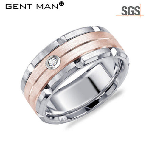 Tungsten Carbide Men Rings Diamond Clarity: I1