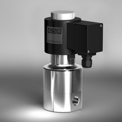 Black Gsr Solenoid Valve High Pressure Valves