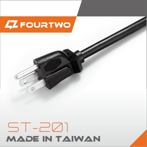 UL Approved 3 Pin Plug Computer Power Cord Cable