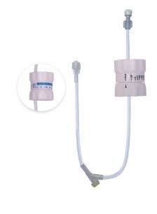 I.V. Flow Regulator Extension Set - Soft Kink Resistant PVC Tubing, Dual Scales with Y Injection Port and Needle Free Site