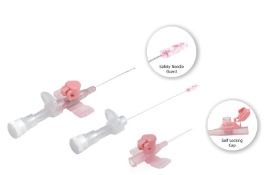 Safety IV Cannula With Snap Fit Cap And Perforated Wings