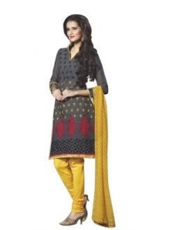 Black Chanderi Work Salwar Suit Accuracy: 100  %