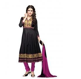 Black Designer Anarkali Salwar Kameez