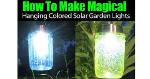 Solar Coloring Garden Lights