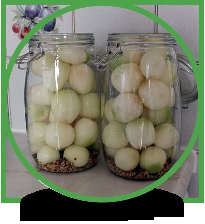 White Onion In Vinegar