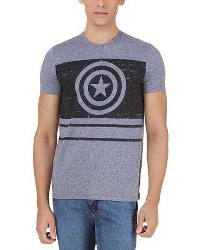 Civil War - Captain Americas Shield Grey T-shirt