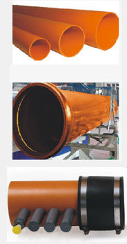 Drain and Sewerage Pipes - 110mm to 315mm Diameter, Brown Color | Weather-Resistant Push Fit Joints for Faster Installation and Seismic Stability