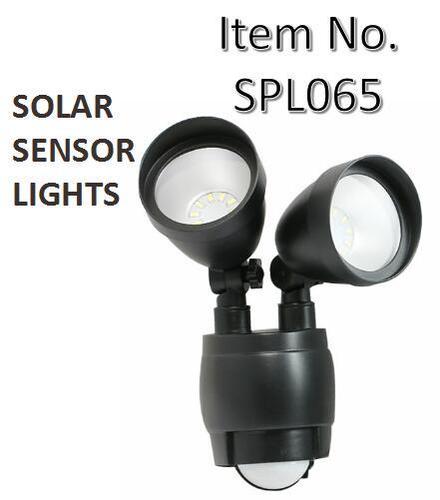 800 Lumen Dual Head Solar Security Light