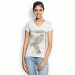 Cotton V Neck T Shirt For Women