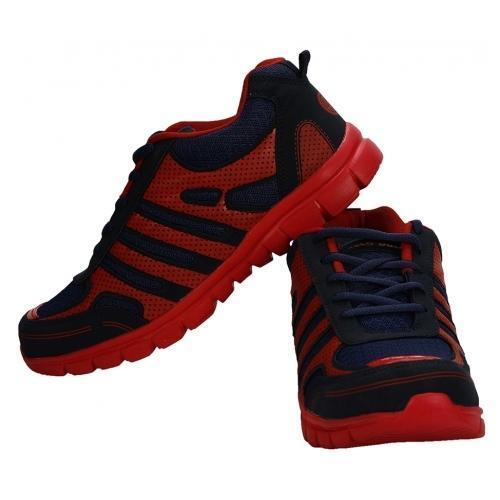 Red And Blue Men Sports Shoes