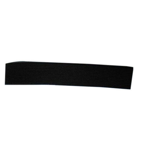 Black Knitted Latex Elastic Tapes