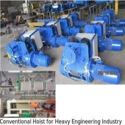 White Conventional Hoist For Heavy Engineering Industry