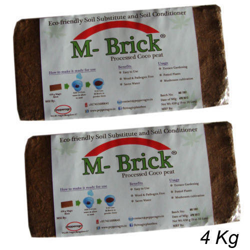 4 Kg Coco Peat Brick