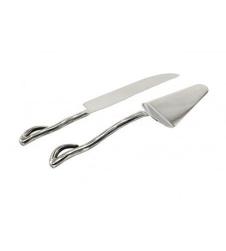 Branch Cake Server & Knife Set