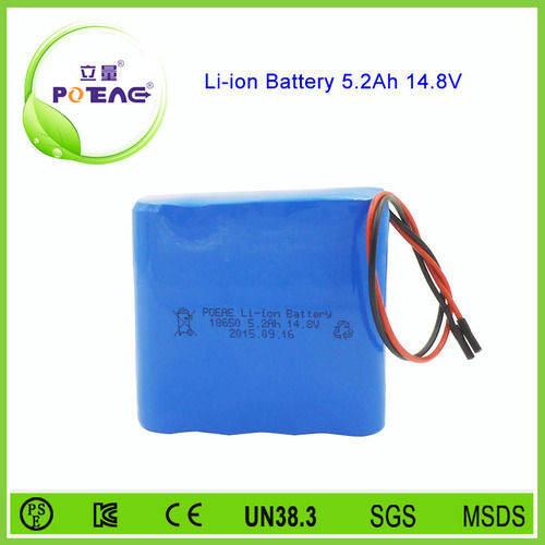 OEM Service 14.8V 18650 Lithium-Ion Battery Pack With 5200Mah