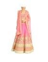 Pink Lehenga with Swarvoski