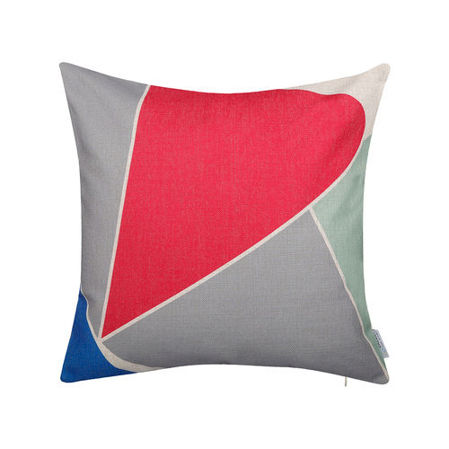 Abstract Triangles Cushion