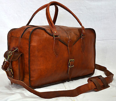Leather Duffle Travel Bags at Best Price in Sonipat, Haryana | Vats Exports