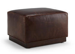 Leather Ottoman